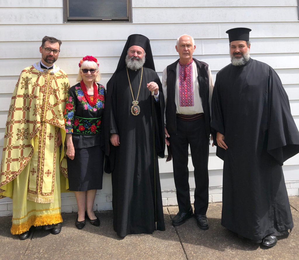 Ο Αρχιεπίσκοπος Αυστραλίας στην Ουκρανική Ενορία Αγίων Βασιλείου και Γεωργίου στο Newcastle