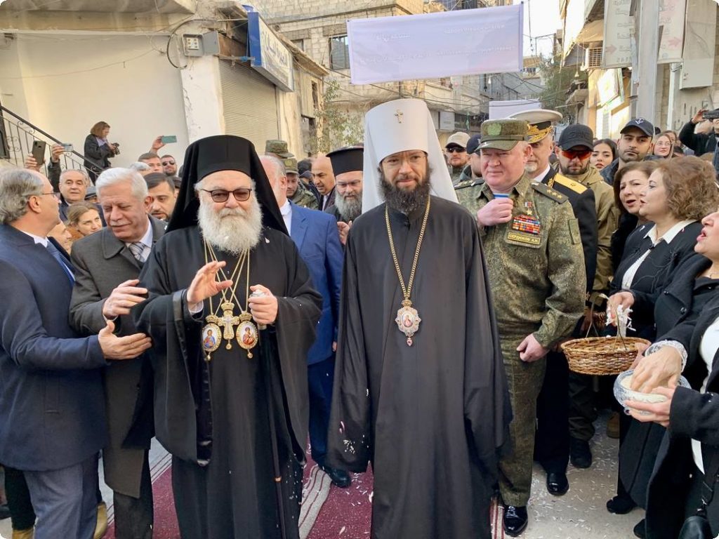 Состоялось освящение воссозданных православных храмов в Арбине и Аз-Забадани