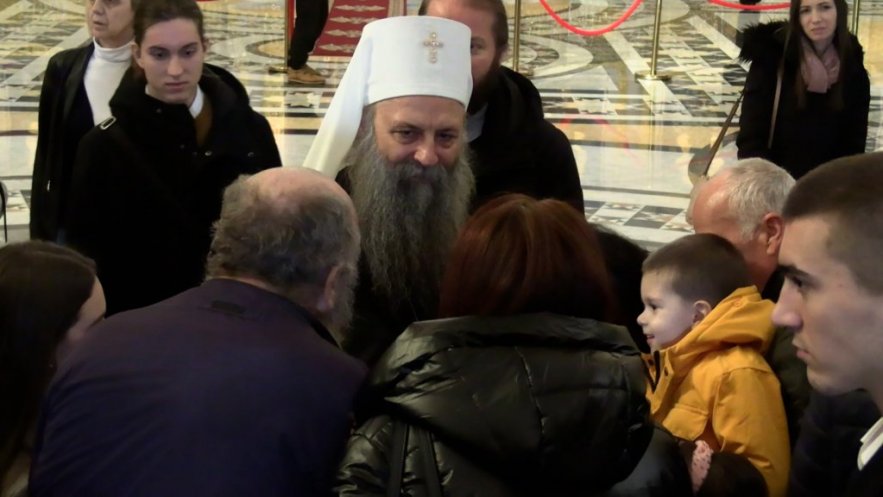 Patriarch of Serbia Porfirije attends festal Divine Liturgy in Belgrade