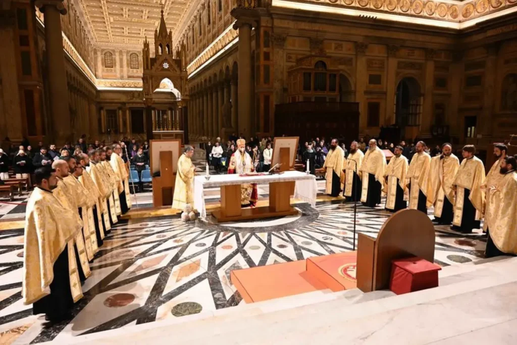 Roma: Vecernie ortodoxă la mormântul Sf. Ap. Pavel
