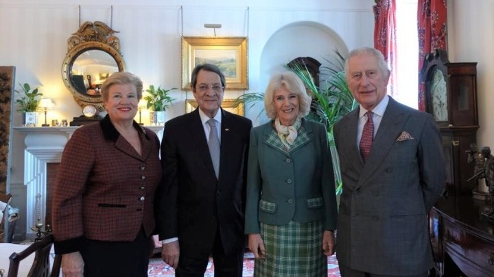 Το Κυπριακό στο επίκεντρο της συνάντησης του Ν. Αναστασιάδη με το βασιλιά Κάρολο