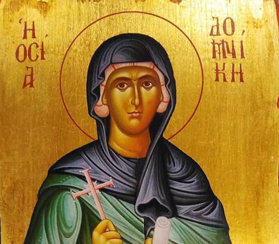 8 Ιανουαρίου: Εορτάζει η Οσία Δομνίκη