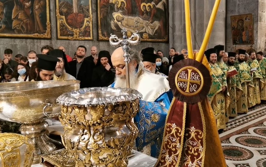 Θεοφάνεια στον Πανίερο Ναό της Αναστάσεως στα Ιεροσόλυμα