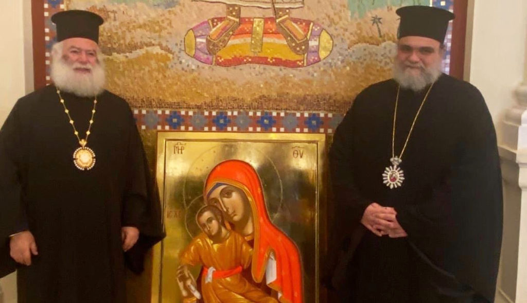Ο Πατριάρχης Αλεξανδρείας υποδέχθηκε τον Μητροπολίτη Ταμασού
