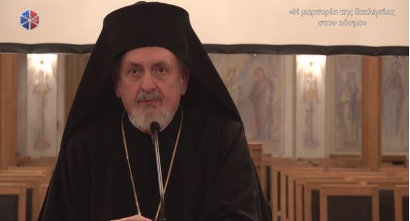 Elder Metropolitan of Halkidona Emmanuel visits Vatopedi Monastery