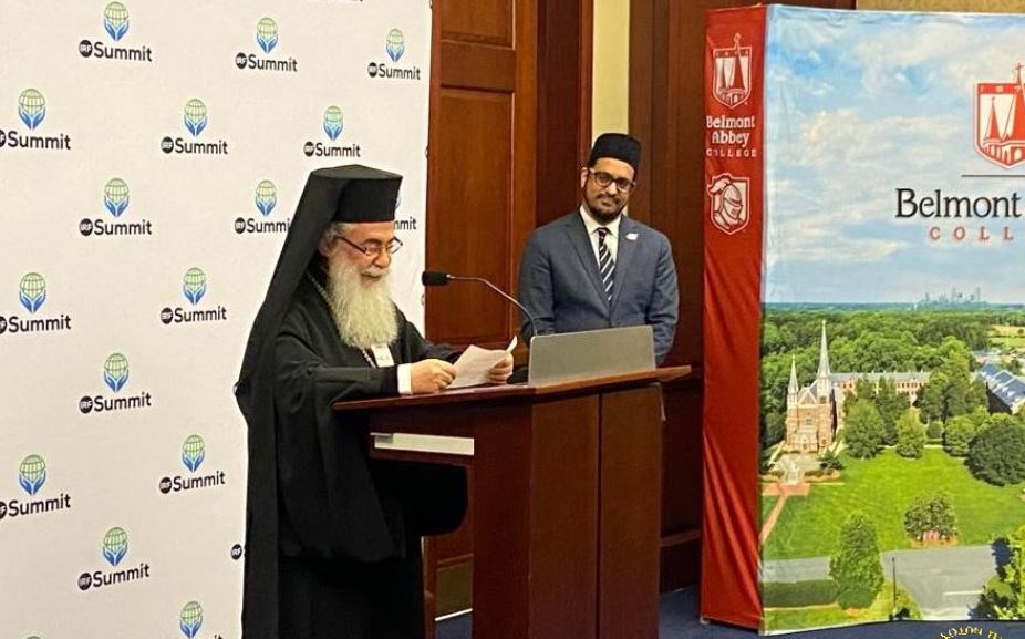 PATRIARCH THEOPHILOS III SPEAKS AT THE ANNUAL INTERNATIONAL RELIGIOUS FREEDOM SUMMIT IN WASHINGTON DC