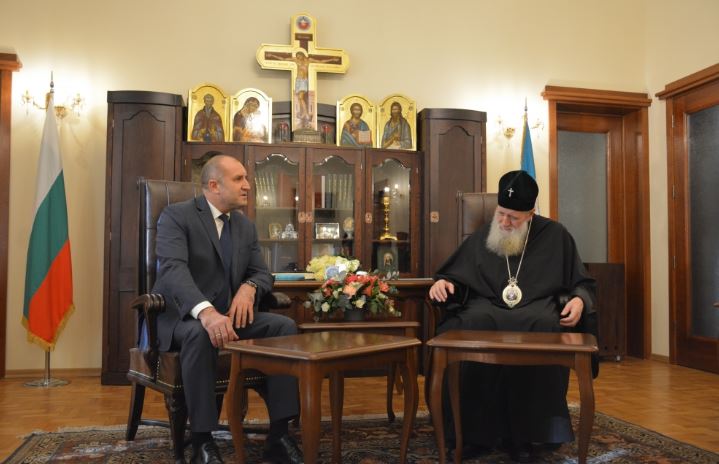 Среща на Българския патриарх Неофит с президента на Република България Румен Радев