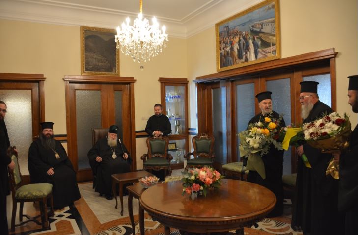 Архиерейските наместници и епархийски съветници поздравиха патриарх Неофит за именния му ден