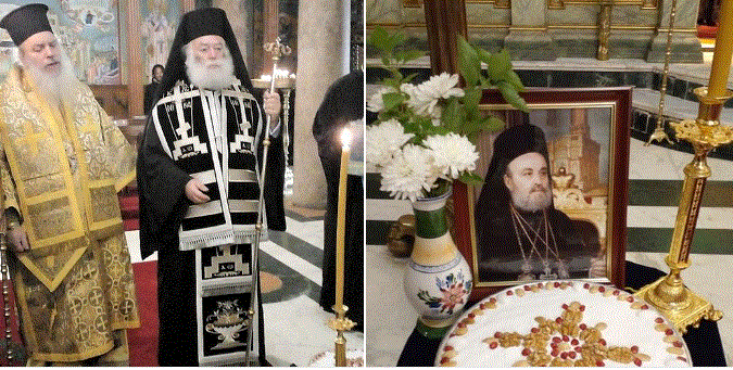 البابا ثيودروس يقيم صلاة الجناز في ذكرى المنتقل البطريرك إيريناوس