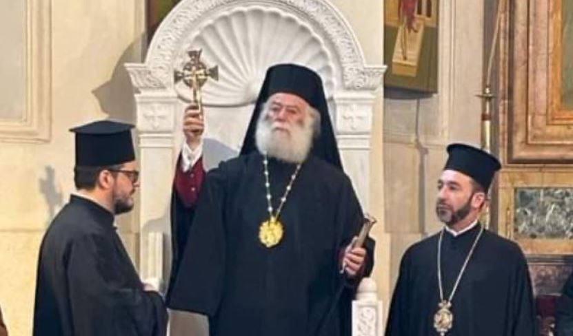 The Patriarch of Alexandria at the Church of St. Theodore in Rome
