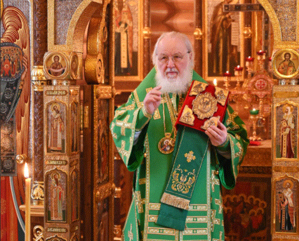 В Неделю 31-ю по Пятидесятнице Святейший Патриарх Кирилл совершил Божественную литургию в Александро-Невском скиту