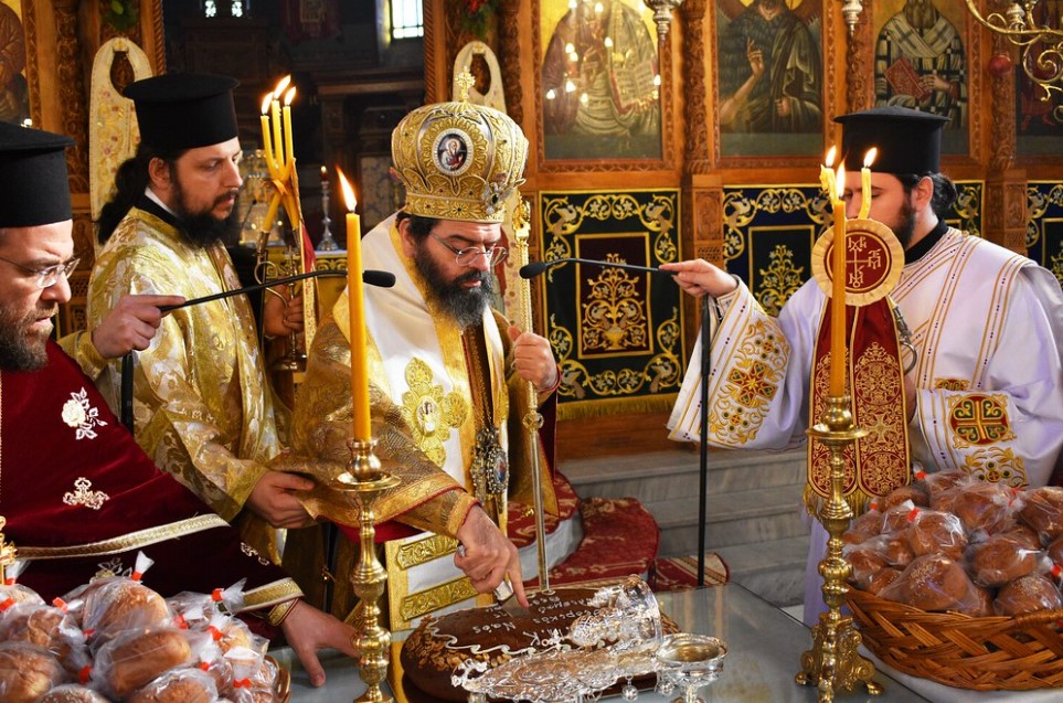 Δοξολογία για το Νέο Έτος και Ευλογία Βασιλόπιτας στην Κομοτηνή