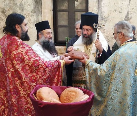 Ο Μητροπολίτης Ρεθύμνης στην εορτή του Οσίου Θεοδοσίου του Κοινοβιάρχη