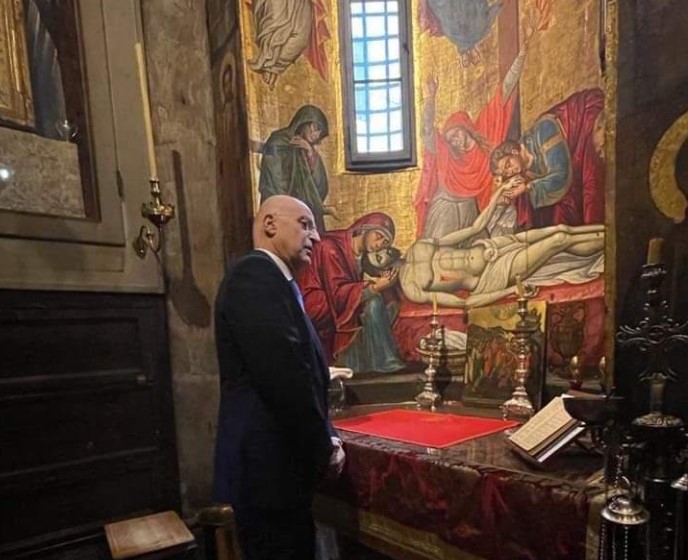 Επίσκεψη Δένδια στην ιστορική εκκλησία της ελληνικής διασποράς στη Βενετία