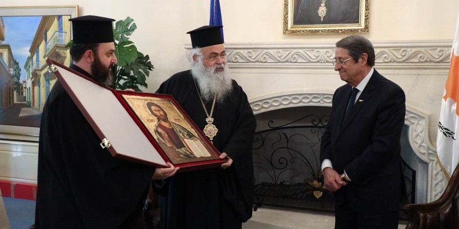 Με τον Νίκο Αναστασιάδη συναντήθηκε ο Αρχιεπίσκοπος Κύπρου Γεώργιος