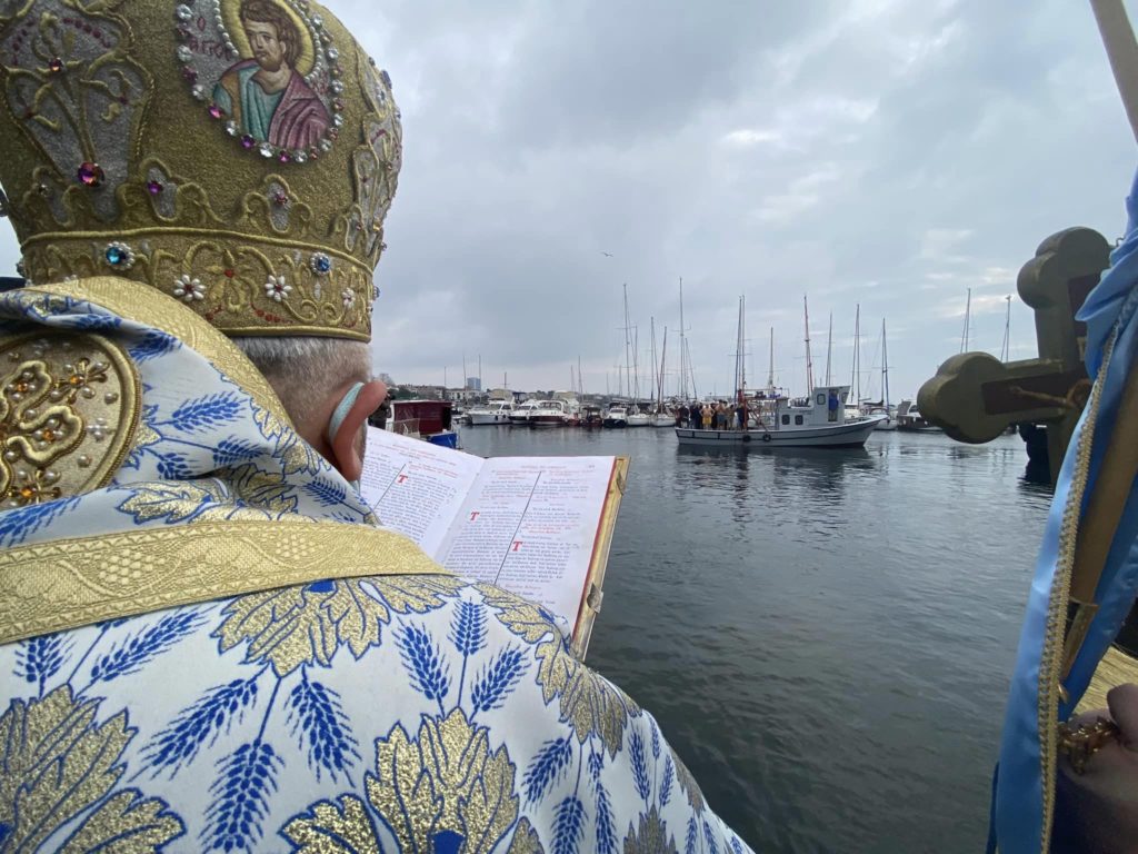 Ο Αγιασμός των υδάτων στην Θάλασσα του Μαρμαρά