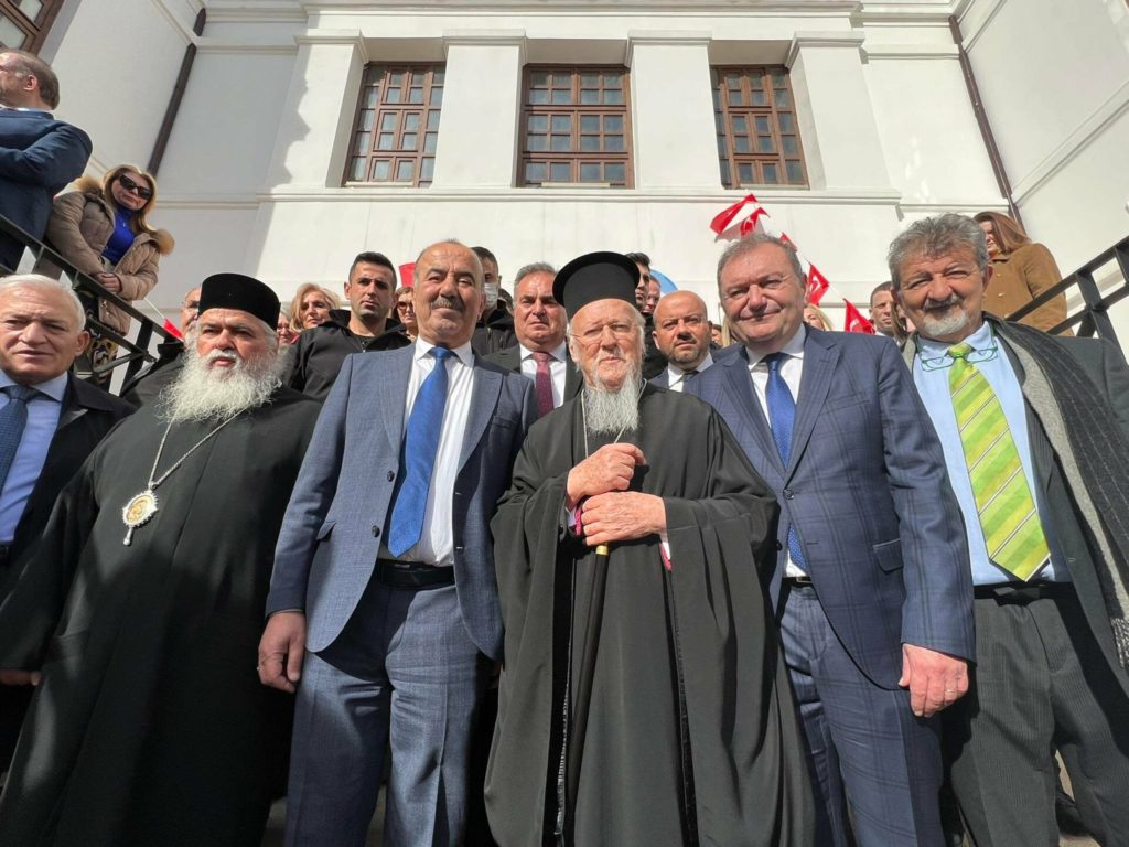 Sanctification of the Waters ceremony on shores of Sea of Marmara