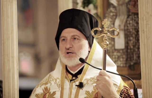 ARCHBISHOP ELPIDOPHOROS PROTESTS TO SECRETARY OF STATE ABOUT KOSOVO BAN ON SERBIAN PATRIARCH