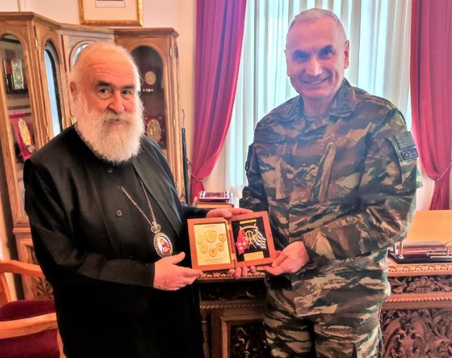 Στον Μητροπολίτη Ξάνθης ο απερχόμενος Διοικητής του Δ’ Σώματος Στρατού