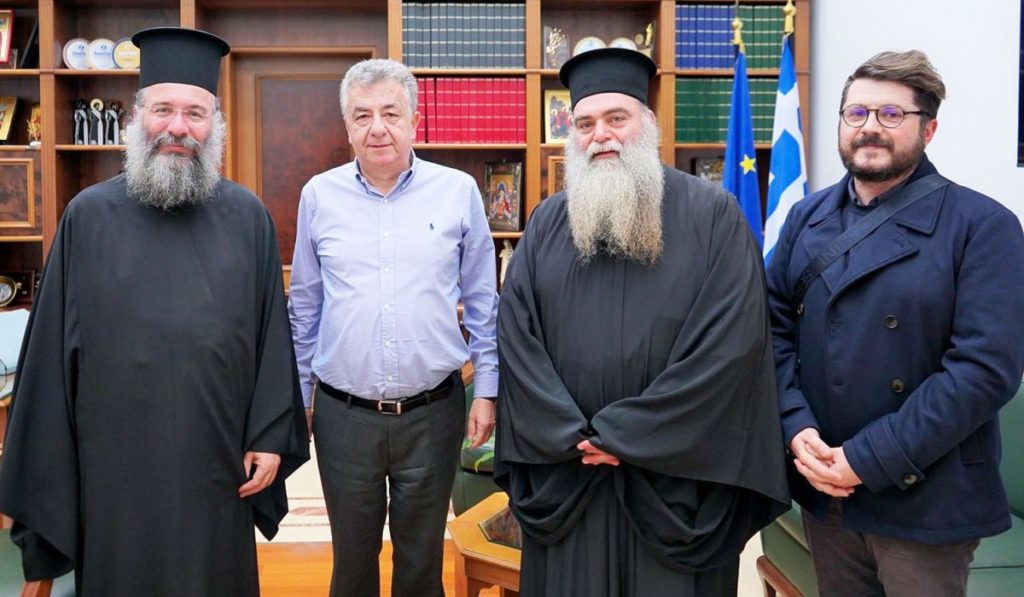 Στον Περιφερειάρχη Κρήτης ο Ρεθύμνης Πρόδρομος για την αναστήλωση της Μονής Ρουστίκων