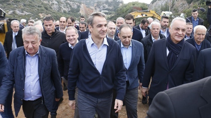 Στο εργοτάξιο της ΒΟΑΚ ο Πρωθυπουργός