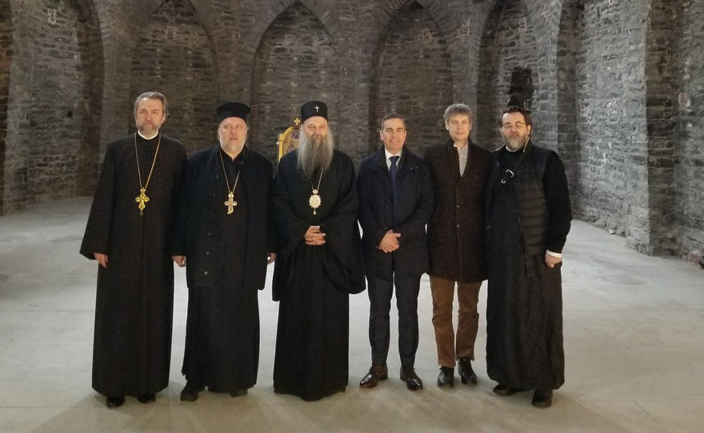 Patriarch of Serbia Porfirije officiates at Divine Liturgy in Glendale, New York