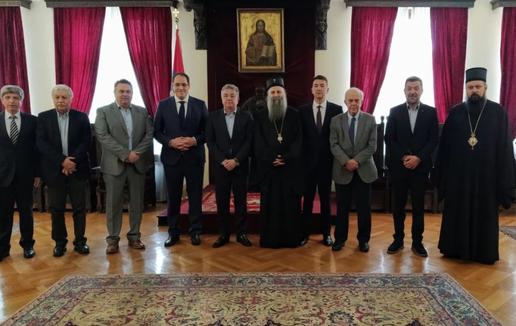 Συνάντηση του Πατριάρχη Σερβίας με Κρητική αντιπροσωπεία