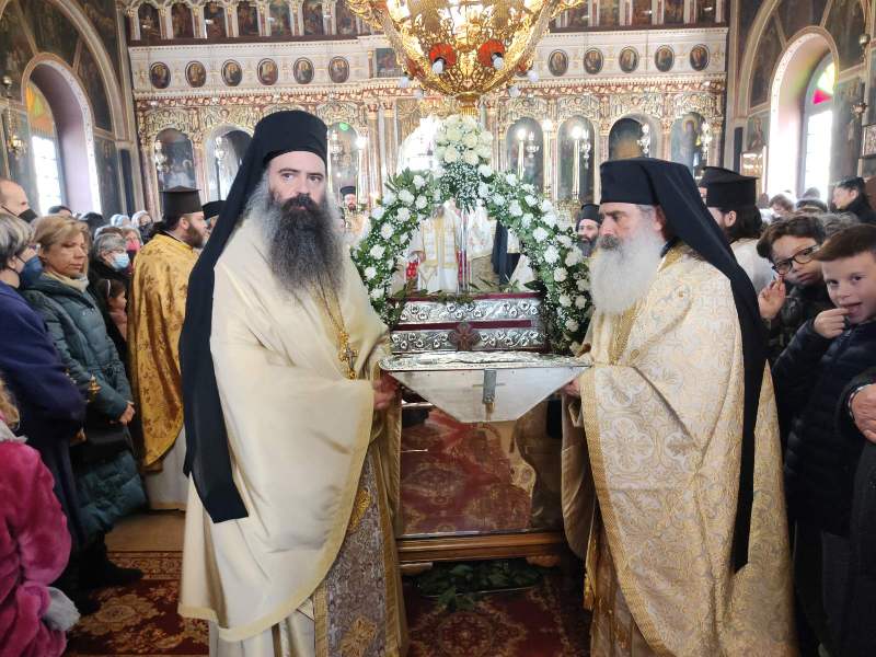 Η Ιερά Μονή Παναγίας Βοηθείας Χίου εόρτασε τη μνήμη του κτίτορος Οσίου Ανθίμου