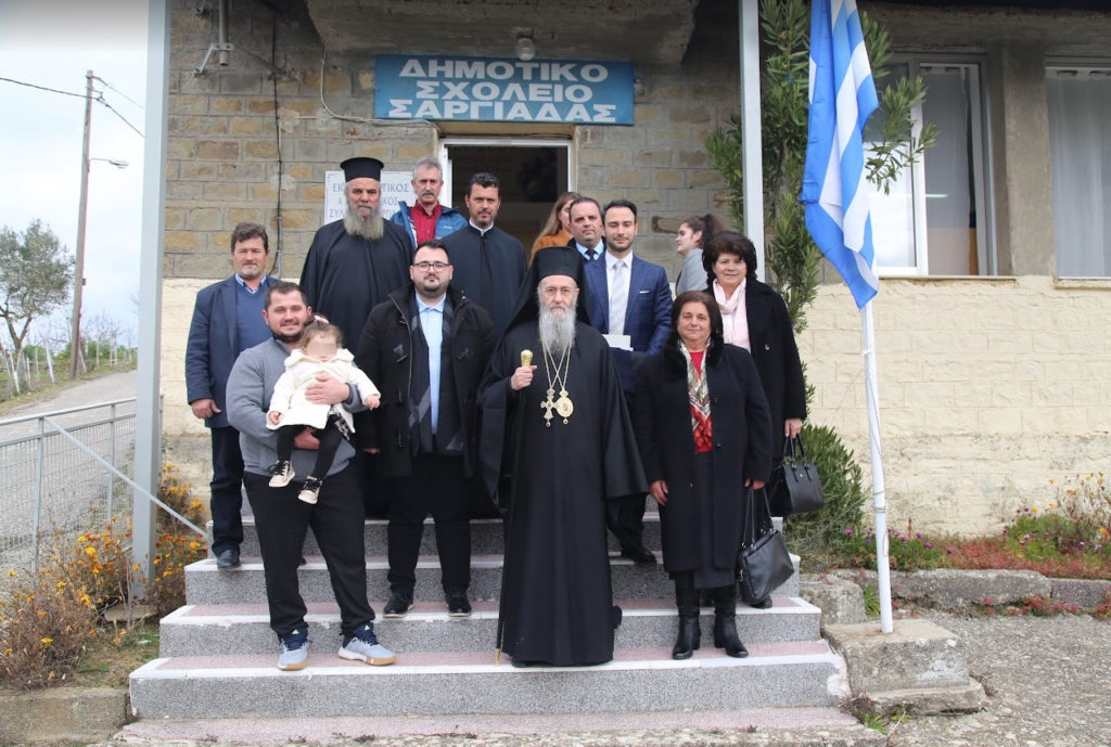 Ο Ναυπάκτου Ιερόθεος στην περιοχή του Αγίου Βλασίου