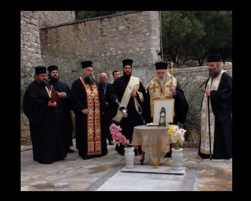 Τεσσαρακονθήμερο Μνημόσυνο του Μακαριστού Πατριάρχη πρώην Ιεροσολύμων κυρού Ειρηναίου στην Σάμο