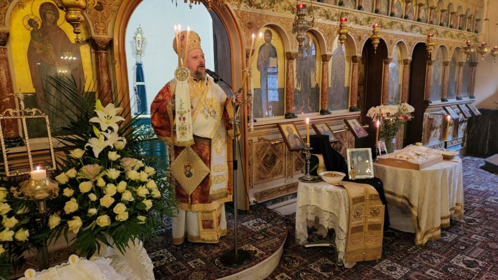 Ο Επίσκοπος Αρσινόης στο 10ετές μνημόσυνο του Αρχιμανδρίτη Ισιδώρου Σαλάκου