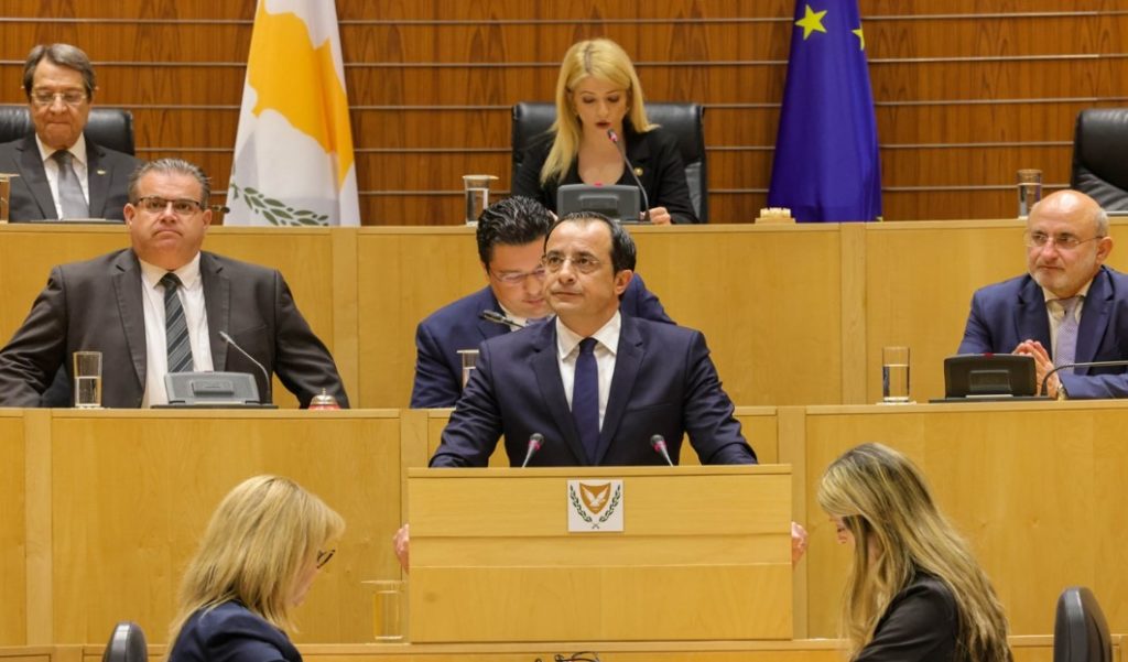 Ανέλαβε καθήκοντα ο νέος Πρόεδρος της Κύπρου Ν. Χριστοδουλίδης