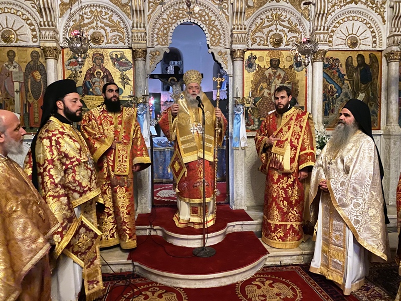 Η μνήμη του Αγίου Πολυκάρπου στον Μητροπολιτικό Ναό της Νάξου