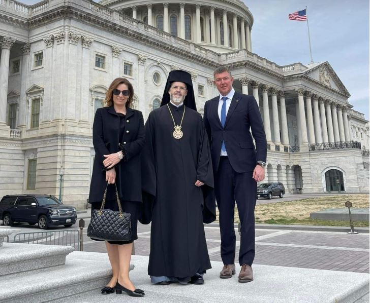 Επαφές του Μητροπολίτη Κεντρώας και Δυτικής Ευρώπης στην Ουάσιγκτον