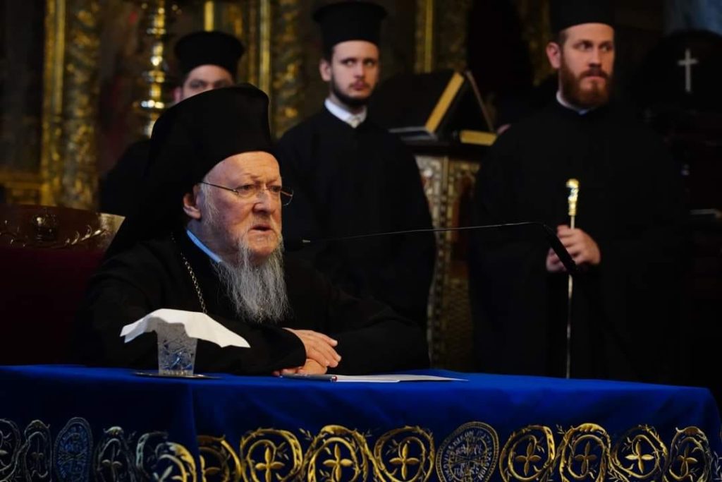 ‎لقاء البطريرك المسكوني بأفراد رعيته من المناطق المنكوبة بالزلزال