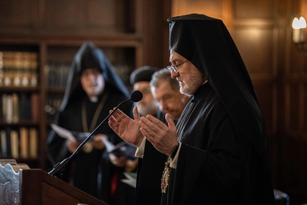 Archbishop Elpidophoros of America Leads Interfaith Prayer Service for Türkiye and Syria at Georgetown University