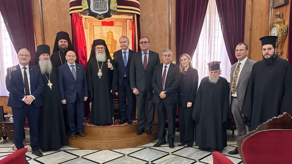 Επίσκεψη του Ρώσου Υπουργού Sergey Cheremin στον Πατριάρχη Ιεροσολύμων