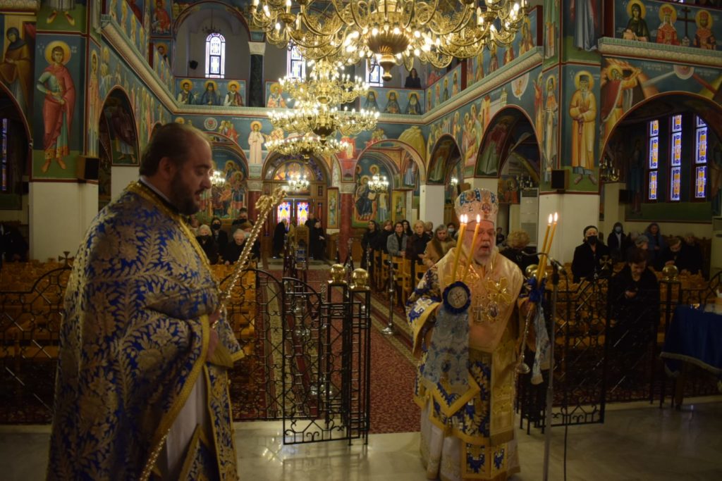 Ο Μητροπολίτης Βρύουλων στη Μενεμένη την Κυριακή της Τυρίνης