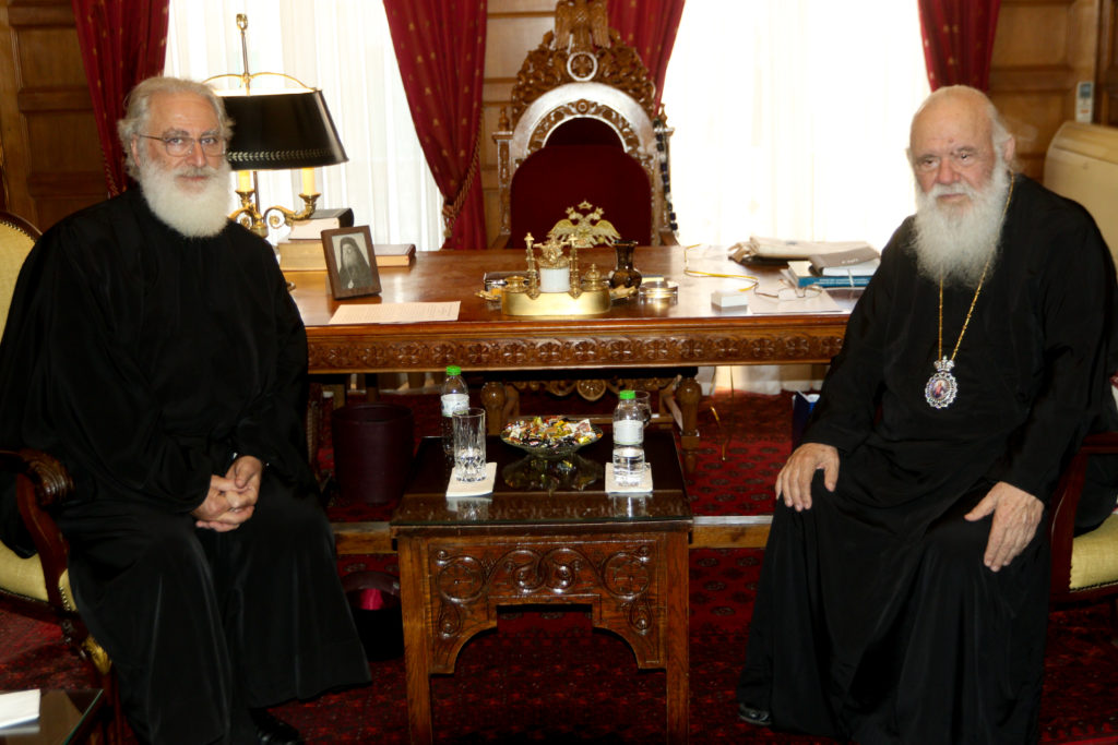 Αντιπροσωπεία Εκκλησίας της Κρήτης συναντήθηκε με τον Αρχιεπίσκοπο Ιερώνυμο (ΦΩΤΟ)
