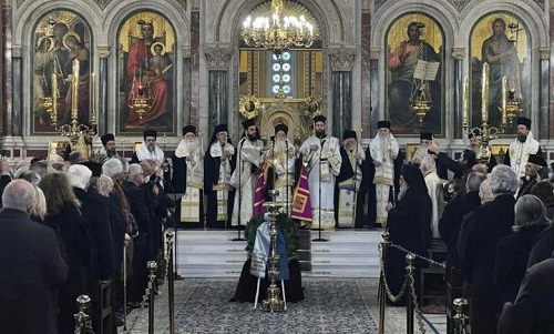 Похороны митрополита Пергамского Иоанна (Зизиуласа) прошли в Афинах