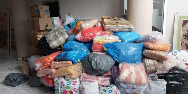 Είδη πρώτης ανάγκης για τους σεισμόπληκτους Τουρκίας και Συρίας από την Ιερά Μητρόπολη Κυδωνίας