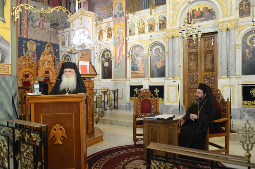 Ο Αργολίδος Νεκτάριος στην Ιερατική Σύναξη της Ι.Μ. Αιτωλίας και Ακαρνανίας