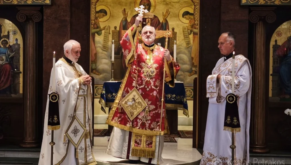 Archbishop Elpidophoros Visits Annunciation Church in Sacramento