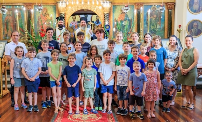 Perth: Agiasmos blessing for the New Academic Year of Greek School 2023