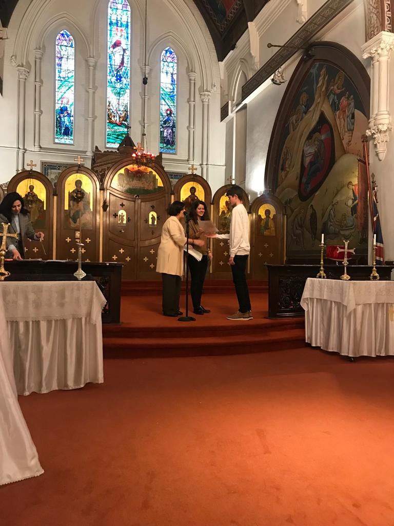 The Celebration of the Three Hierarchs at the Greek School of the Community of St Nicholas Shepherds Bush