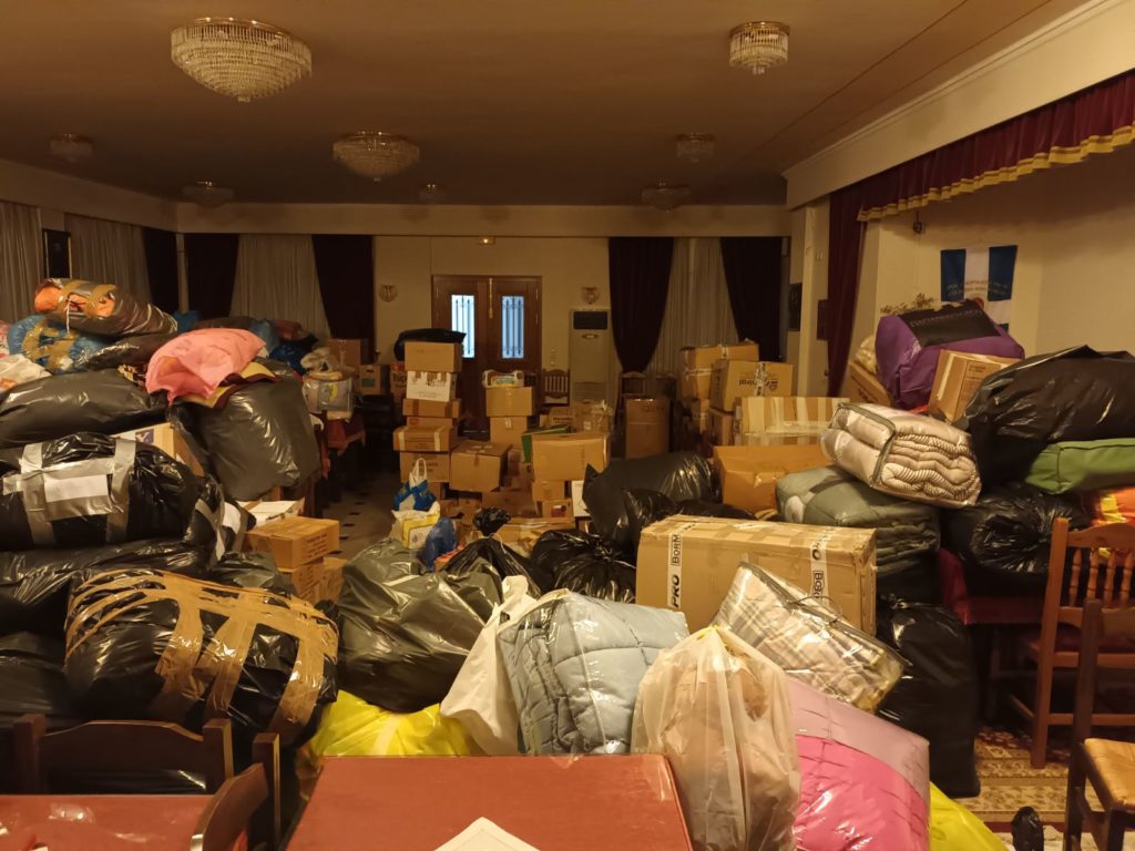 Θήβα: Συγκέντρωση ανθρωπιστικής βοήθειας για τους σεισμοπαθείς της Τουρκίας και Συρίας