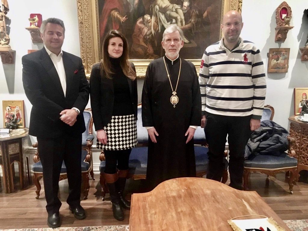 Στον Μητροπολίτη Σουηδίας ο Πρόεδρος της Ένωσης Νέων Αυτοδιοικητικών Ελλάδος