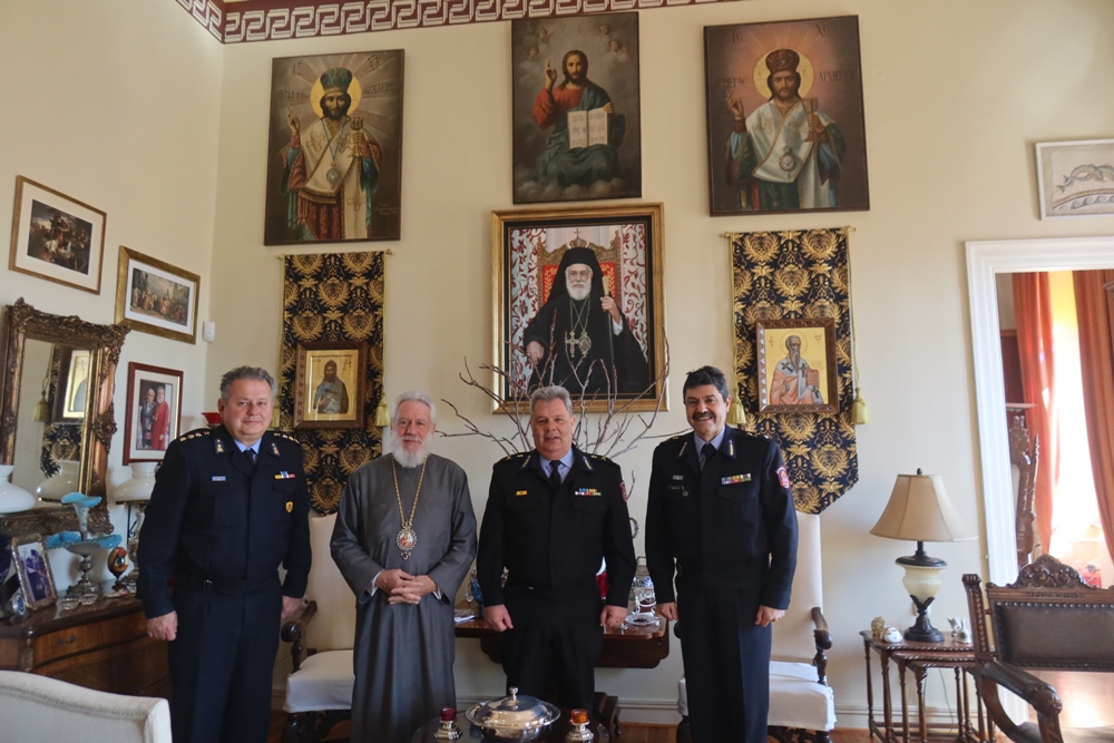 Εθιμοτυπική Επίσκεψη του νέου Ταξιάρχου των Πυροσβεστικών Υπηρεσιών στον Σύρου Δωρόθεο