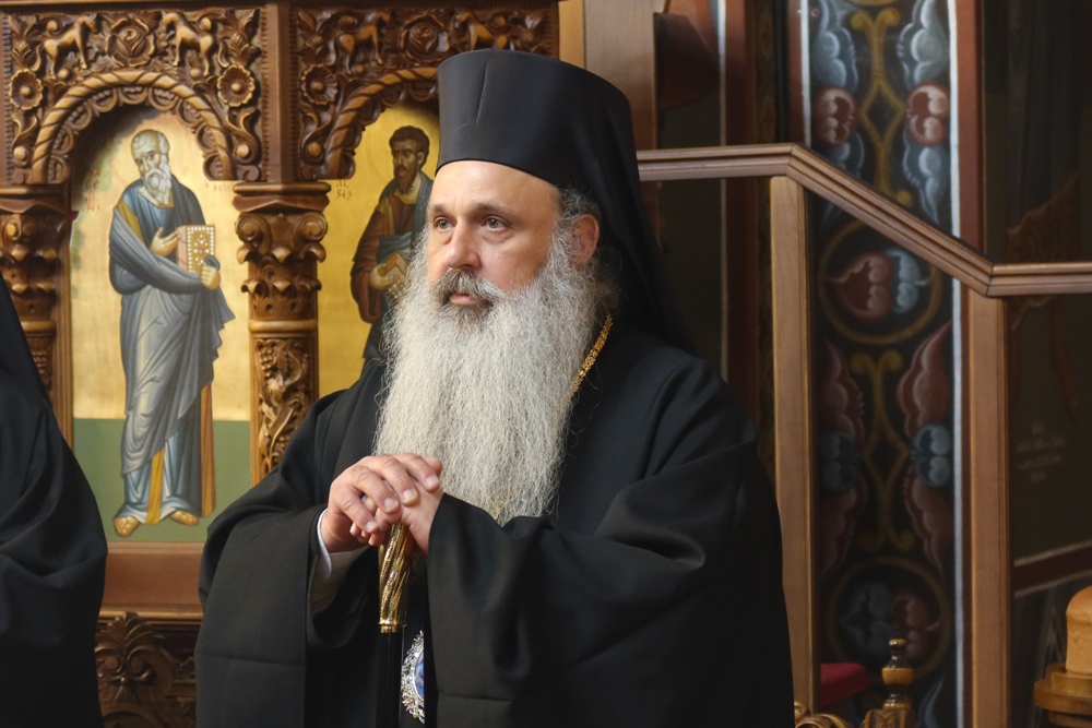 Εσπερινός ονομαστηρίων του Μητροπολίτη Σταγών Θεοκλήτου