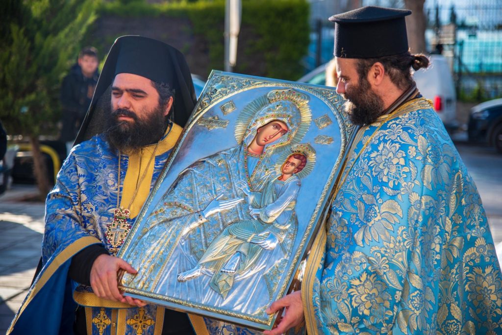 Ο Άγιος Φώτιος Θεσσαλονίκης υποδέχθηκε την Παναγία Γοργοϋπήκοο